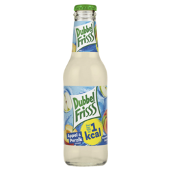 Dubbelfriss Appel/Perzik 24x20 cl