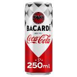 Bacardi Rum Coca Cola Blik 7% 12x25cl