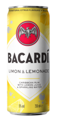 Bacardi Limon & Lemonade BLIK 12x25 cl 5%