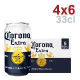 Corona Extra Blik tray 4x6x33 cl
