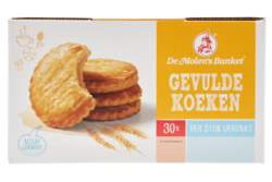 De Molen Gevulde koek 50gr p/st. x30