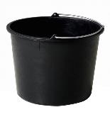BETRA - Bouwemmer zwart 12ltr - 5st