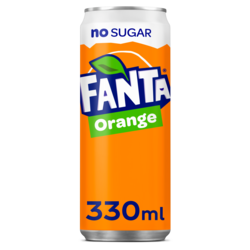 Fanta ZERO SUGAR ORANGE 24x33cl
