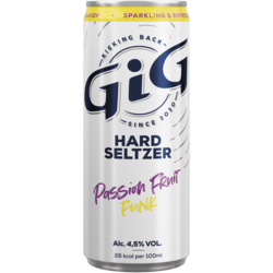 GIG Hard Seltz Passionfruit 4,5%  12x25cl