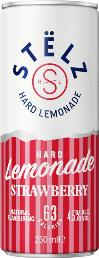 STELZ Hard Lemonade Strawberry 4.5% 12x 25 cl