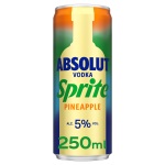 Absolute Vodka Sprite PINEAPPLE 12x25cl